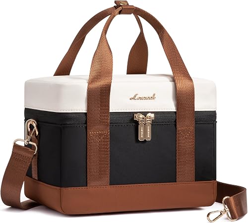 LOVEVOOK Insulated Lunch Box for Women Men, Reusable Lunch Bag