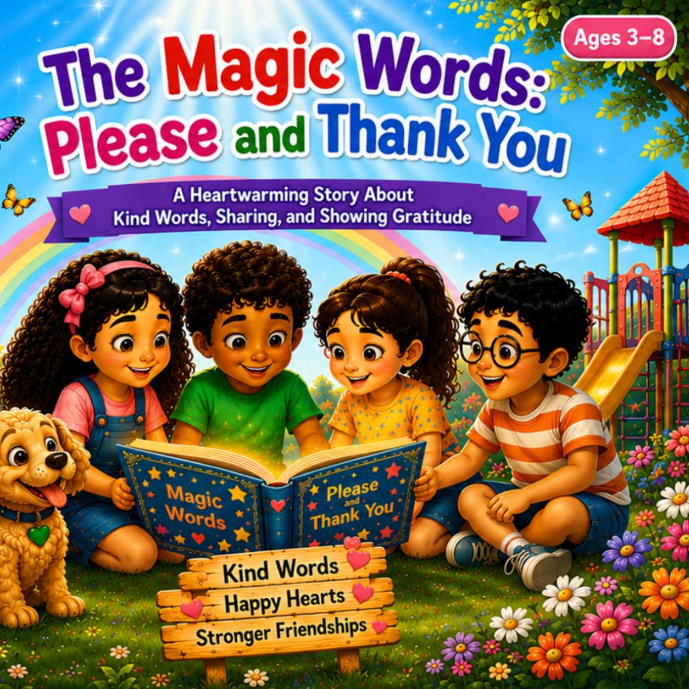 The Magic Words: Please and Thank You: A Heartwarming Story About Kind Words, Sharing, and Showing Gratitude | Good Manners Picture Book for Kids Ages 3–8 (Little Manners, Big Hearts)