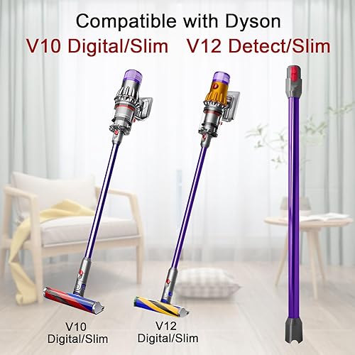 Miniatura 4 de Varilla de extensión para Dyson V10 Digital SlimV12 Detect Slim Aspirador Delgado Liberación Rápida Tubo Varita Piezas de Repuesto