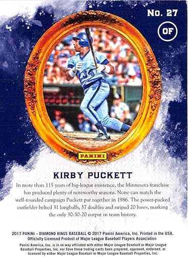 Miniatura 2 de 2017 Panini Diamond Kings Variations #27 Kirby Puckett NM-MT Minnesota Twins Baseball Trading Card