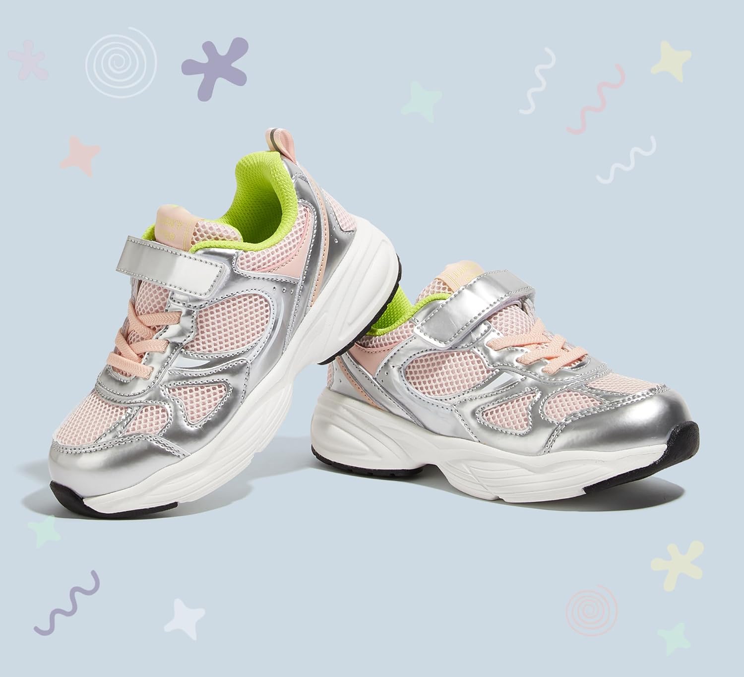 LUCKY STEP Kids Tennis Running Shoes for Children Athletic Sports Gym Lightweight Casual Walking Wide Shoes Toddler School Sneakers - Image 7