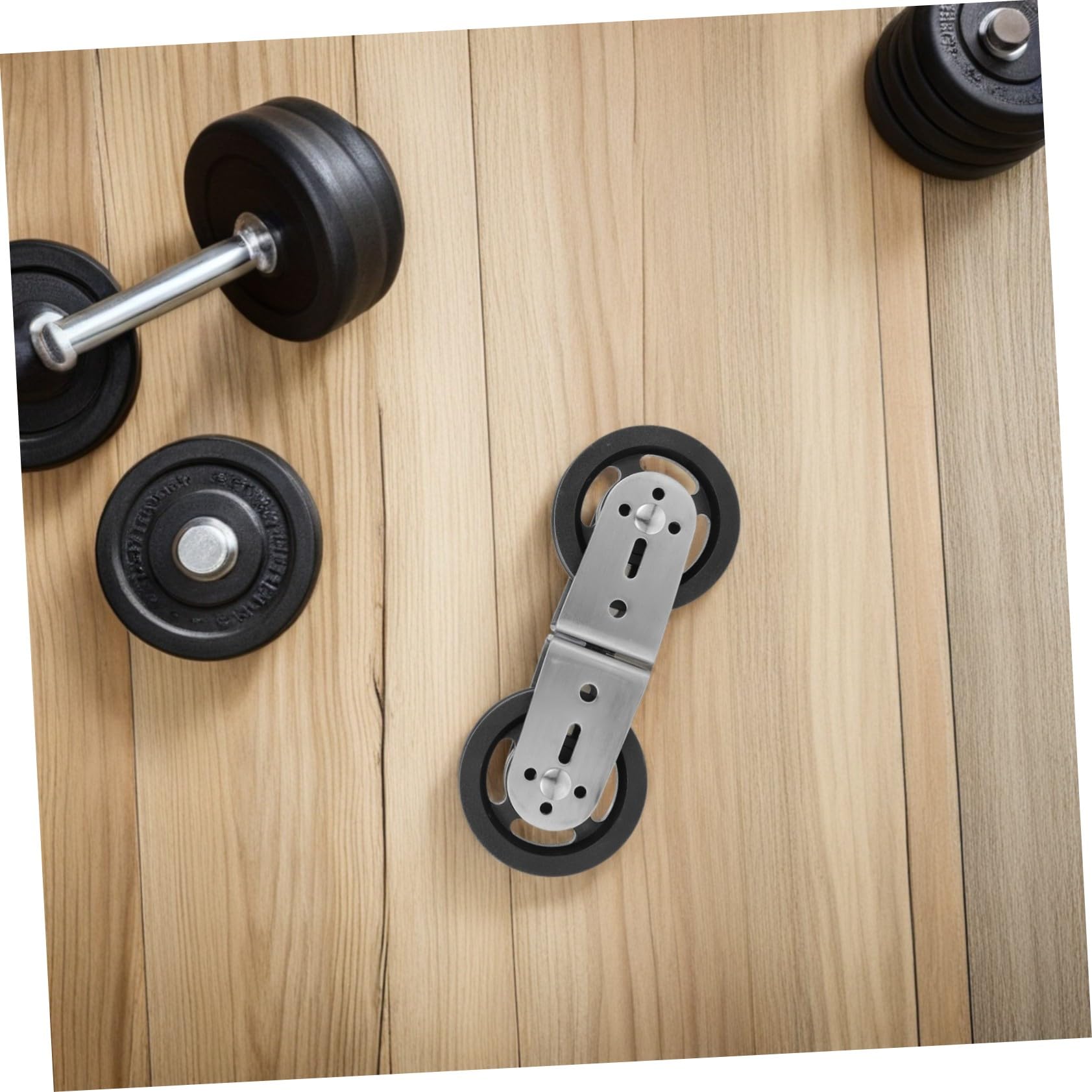 UPKOCH 2 Poleas Dobles para Equipo De Fitness Ruedas De Metal para Gimnasio Sistema De Poleas para Levantamiento De Pesas