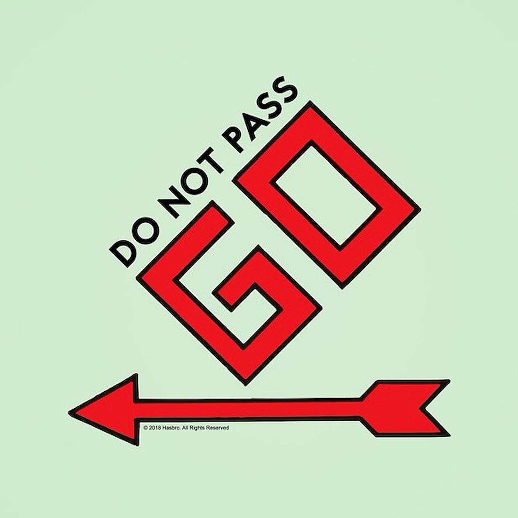Amazon.co.jp: CafePress – Monopoly – Do Not Pass Go Square