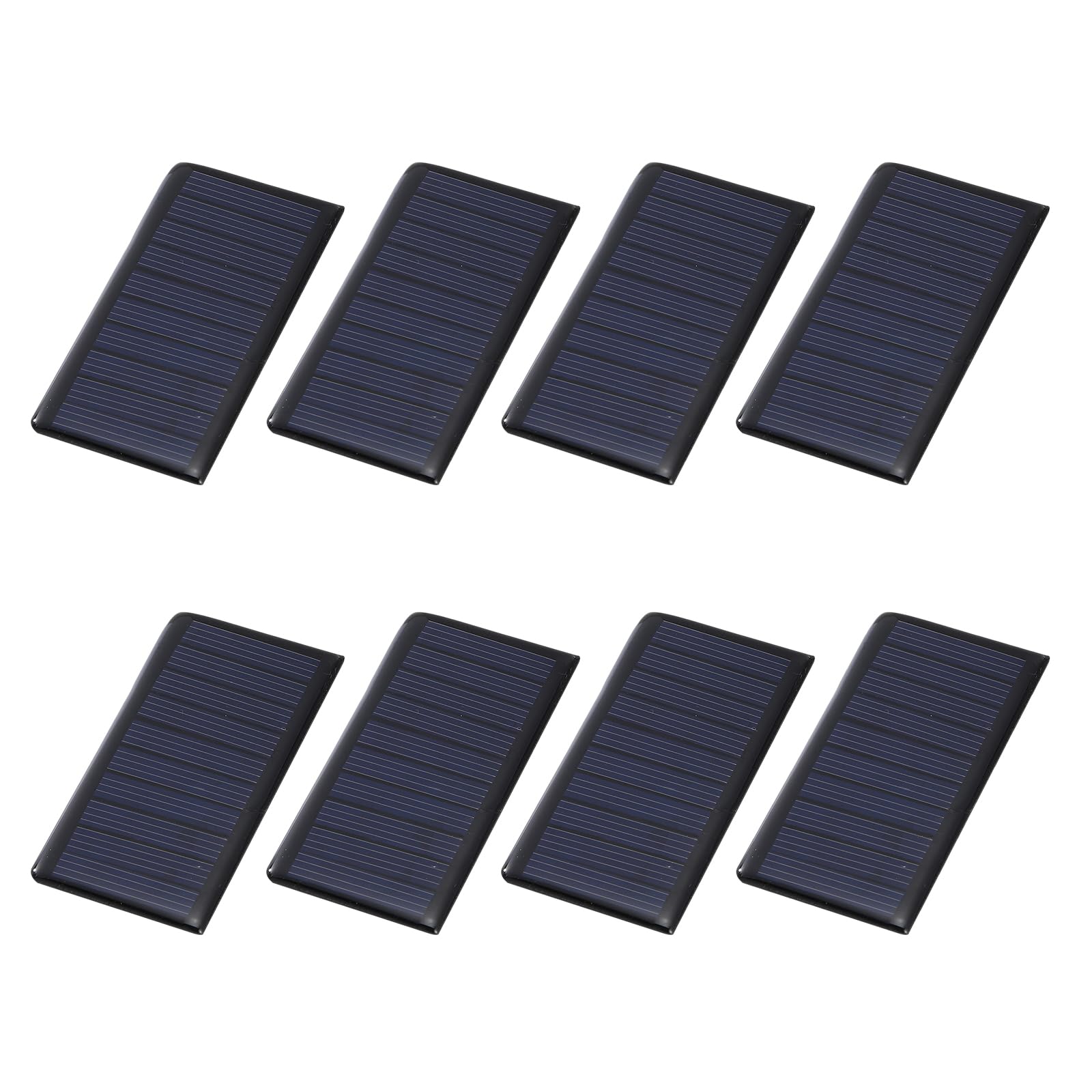 Mini panneau solaire 5V 0.3W pour charge DIY et petits jouets électriques (Lot de 8)