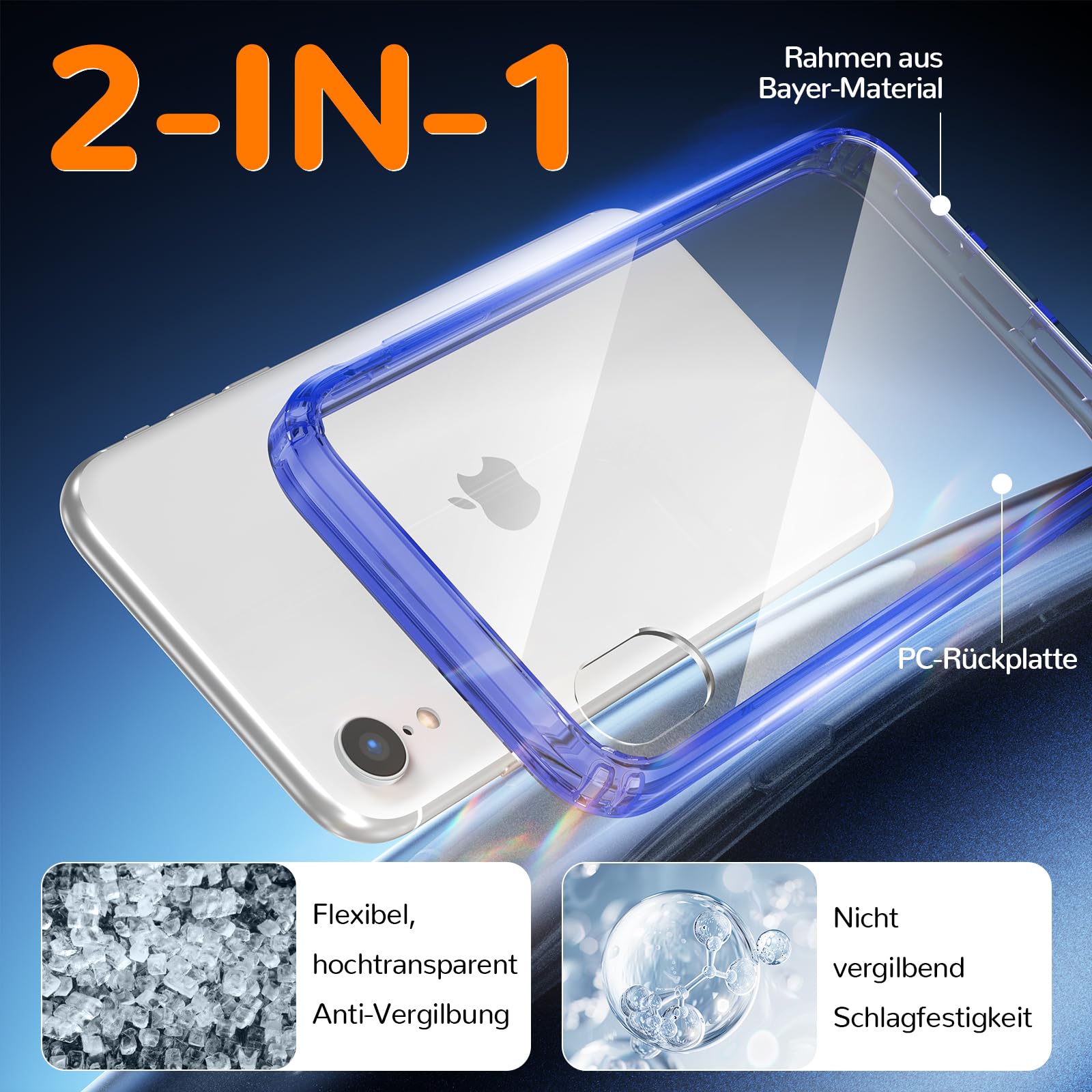Clear Case for iPhone 15, Ultra Thin, Shockproof TPU Cover, Anti-Yellowing, Crystal Clear, Phone Case for Apple iPhone 15 - Clear — view 463