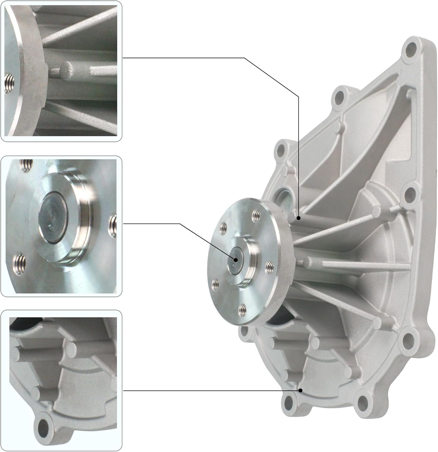 A4722000401 A4722001001 A4722000101 Water Pump for Detroit Diesel DD13 DD15 DD16 Mercedes-Benz OM 470 471 473 A4722001601 44057HD Heavy-Duty Engine 4722001001 4722000101 A4722000101 4722000001