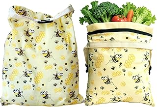 ミツロウバッグ – ワックスを注入した再利用可能な保存ポーチ、水分保持バランスシステムと柔軟なラップ構造を備えた持続可能な食品ソリューション |家庭用キッチン冷蔵庫の便利なセットアップ T