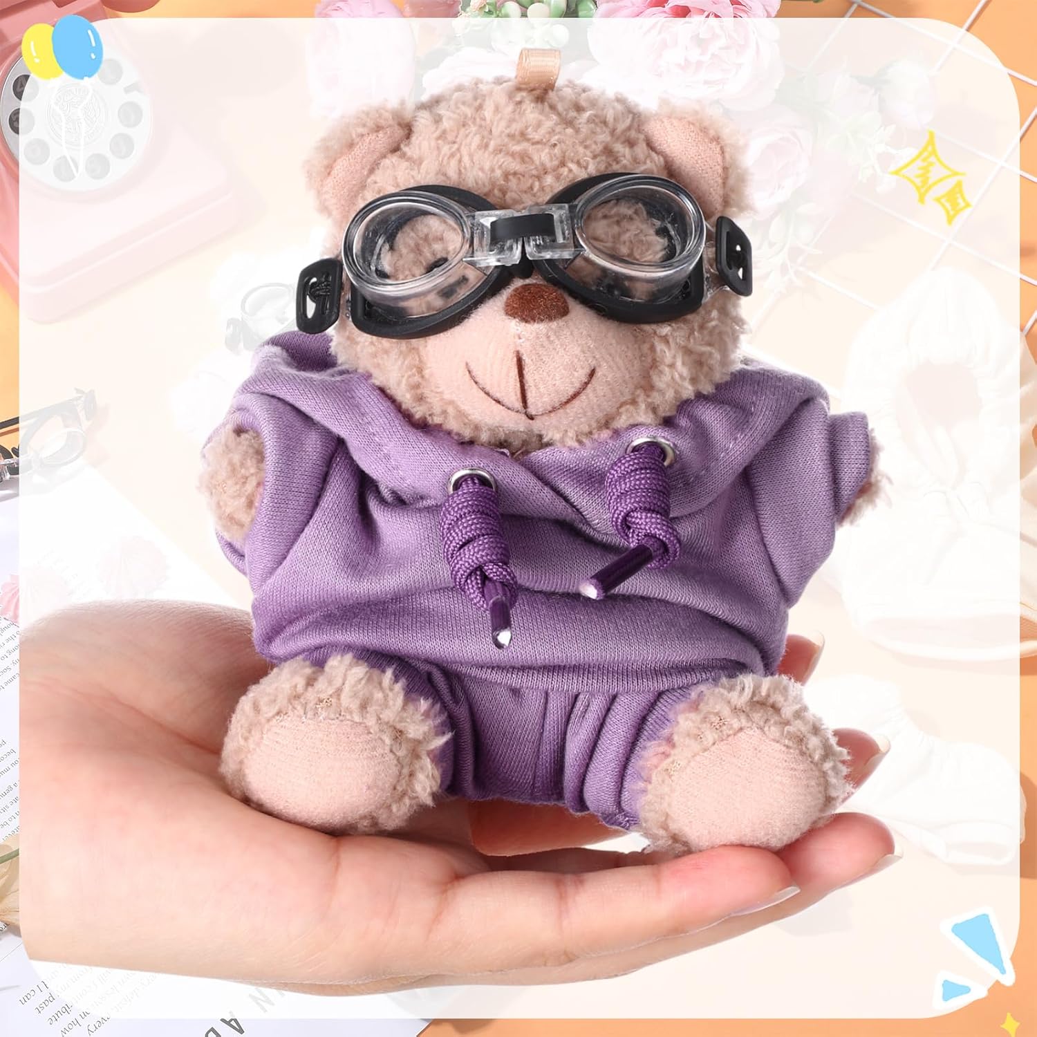 4セット 17cm 人形服セット ベーシックパーカー カジュアル スポーツウェア スーツとパンツ ルーズパーカー 遊びやコレクター用