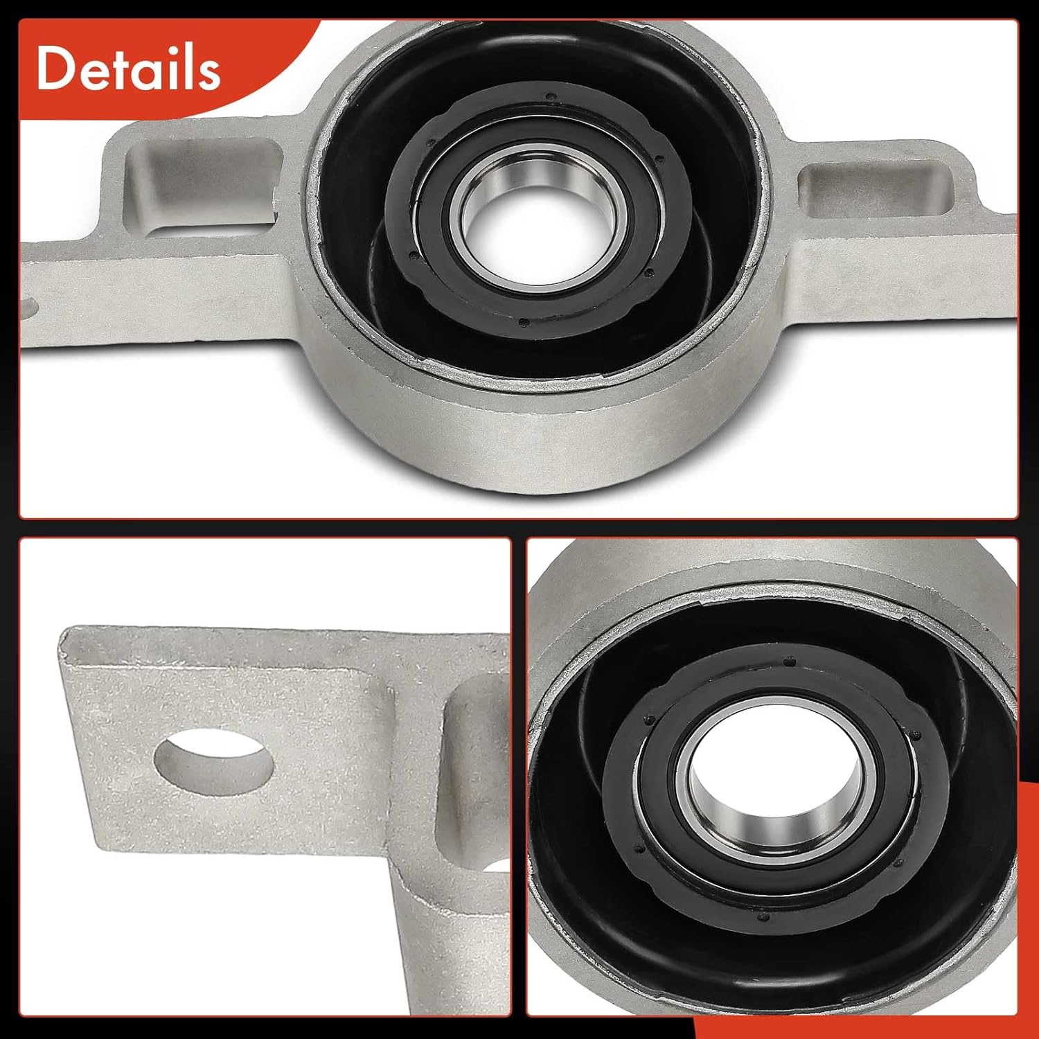 A-Premium Rear Drive Shaft Center Support Bearing Compatible with Ford Edge 2015-2016 2.7L, Edge 2015-2018 2.0L & Lincoln MKX 2016, AWD, Replace# F2G34K145CC, F2G34K145CB, Driveshaft Carrier Bearing