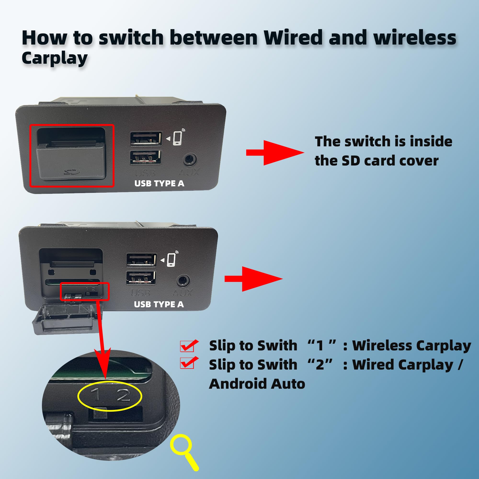 Amazon.com: Dasbecan TK78-66-9U0C Wireless Mazda Apple Carplay