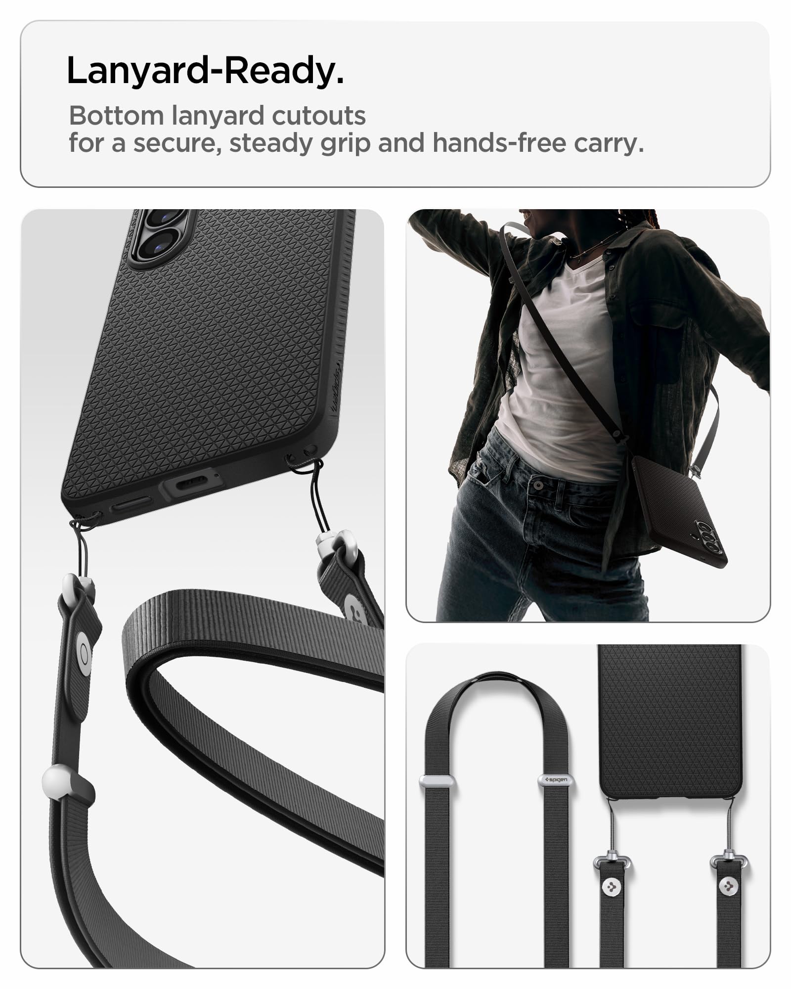 Spigen Cover Liquid Air Compatibile con Samsung Galaxy S26 - Nero Opaco