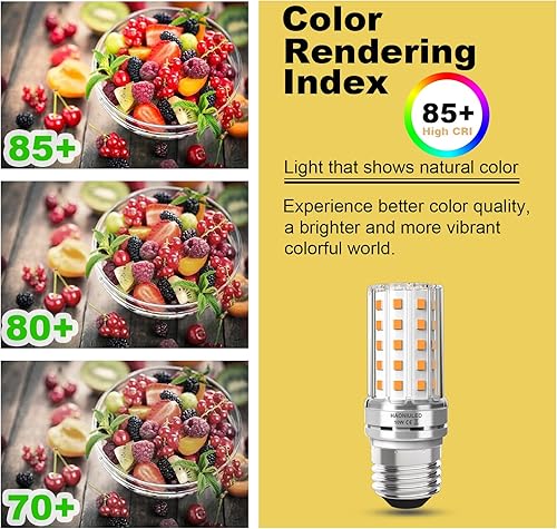 Miniatura 6 de Bombilla E26 de 10 W, paquete de 3 bombillas LED de maíz, blanco cálido, 2700 K, 1100 lúmenes, equivalente a 100 W, base E26E27, bombillas LED no