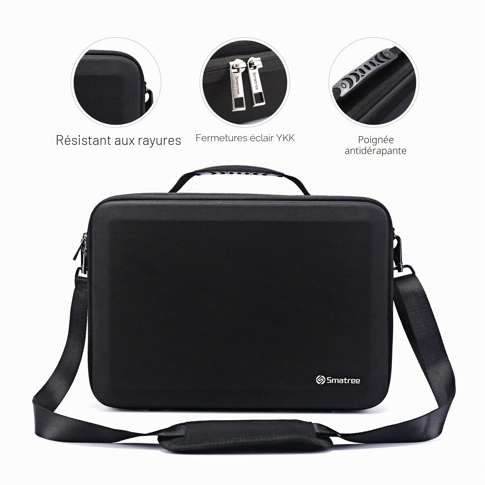 Smatree Sacoche rigide pour ordinateur portable compatible avec 16 pouces Samsung Galaxy Book3 Ultra,Book4/3 Ultra, Galaxy Book5/4/3 Pro 360, 16 pouces MacBook Pro M4 2024/M3/M2 2023 A2991 A2780