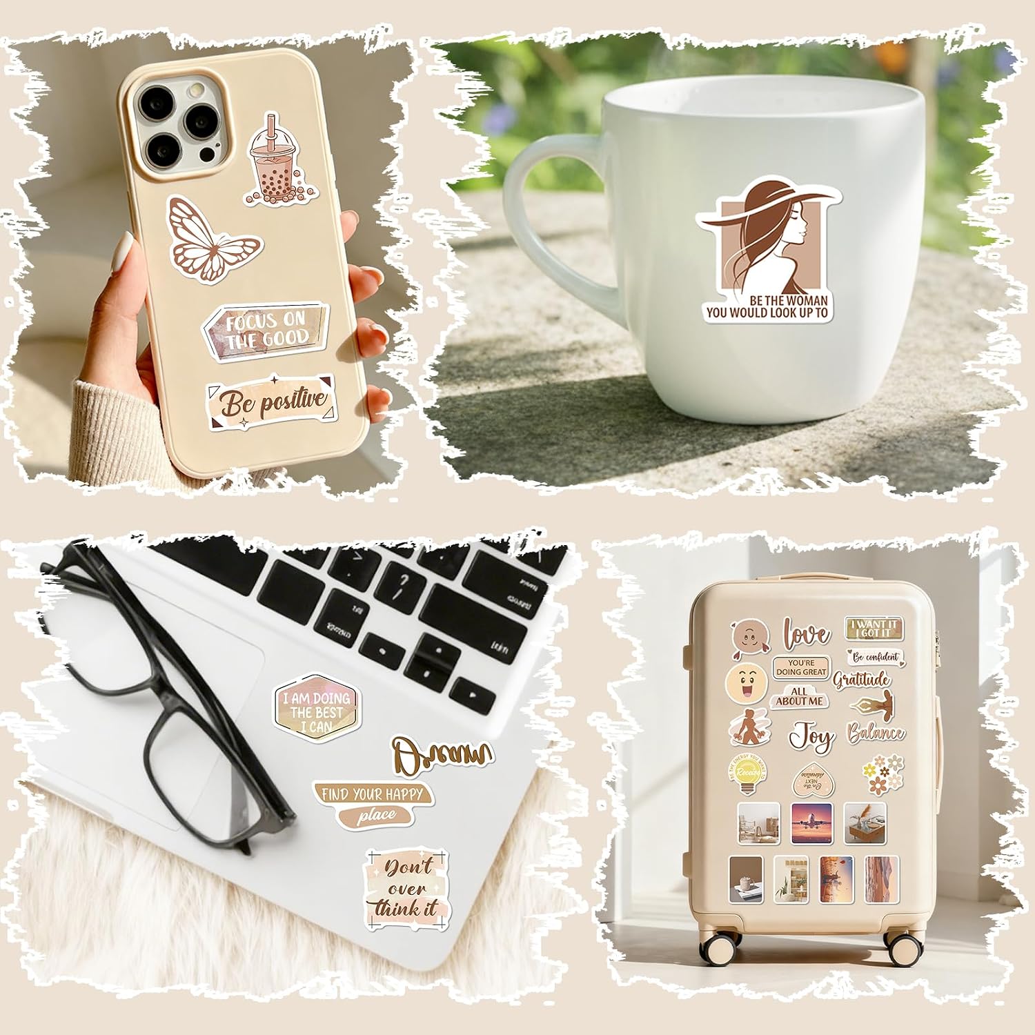 Travel Vision Board Stickers - 100 Pcs Inspirational Planner Kit image 4