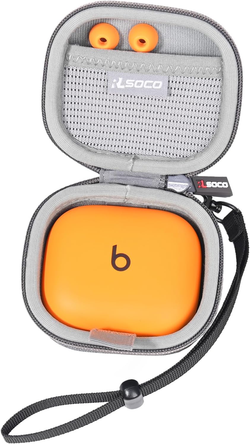 Hard Case for Powerbeats Pro 2 - RLSOCO Carrying Case for Beats Powerbeats Pro 2 Wireless Bluetooth Earbuds | Compact Design with YKK Zipper & Scratch Protection - Grey (Case Only)