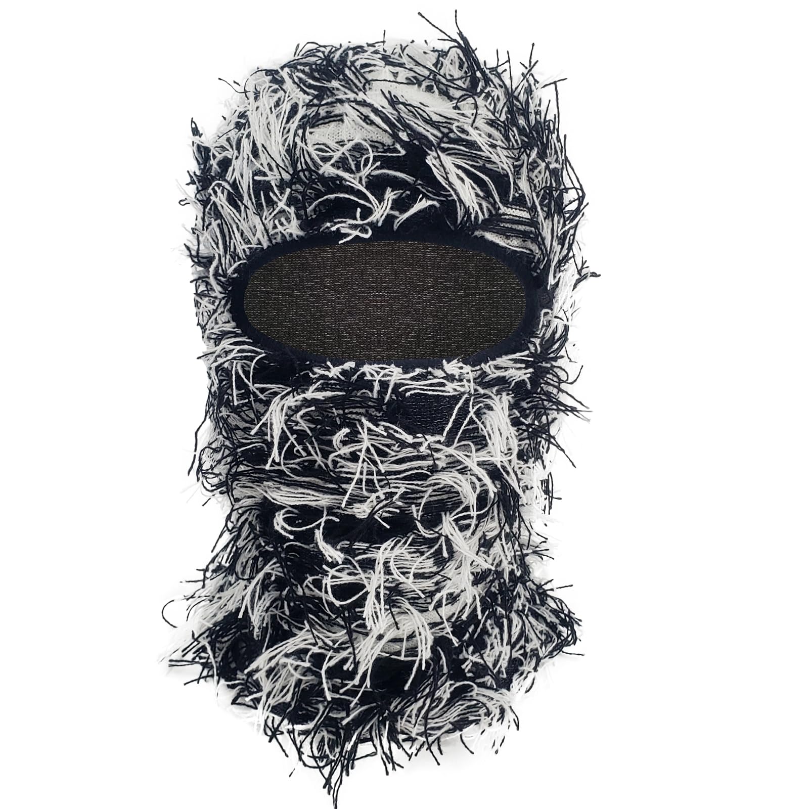 Ezovino Distressed Balaclava Ski Mask Knitted Full Face Mask for Men Women