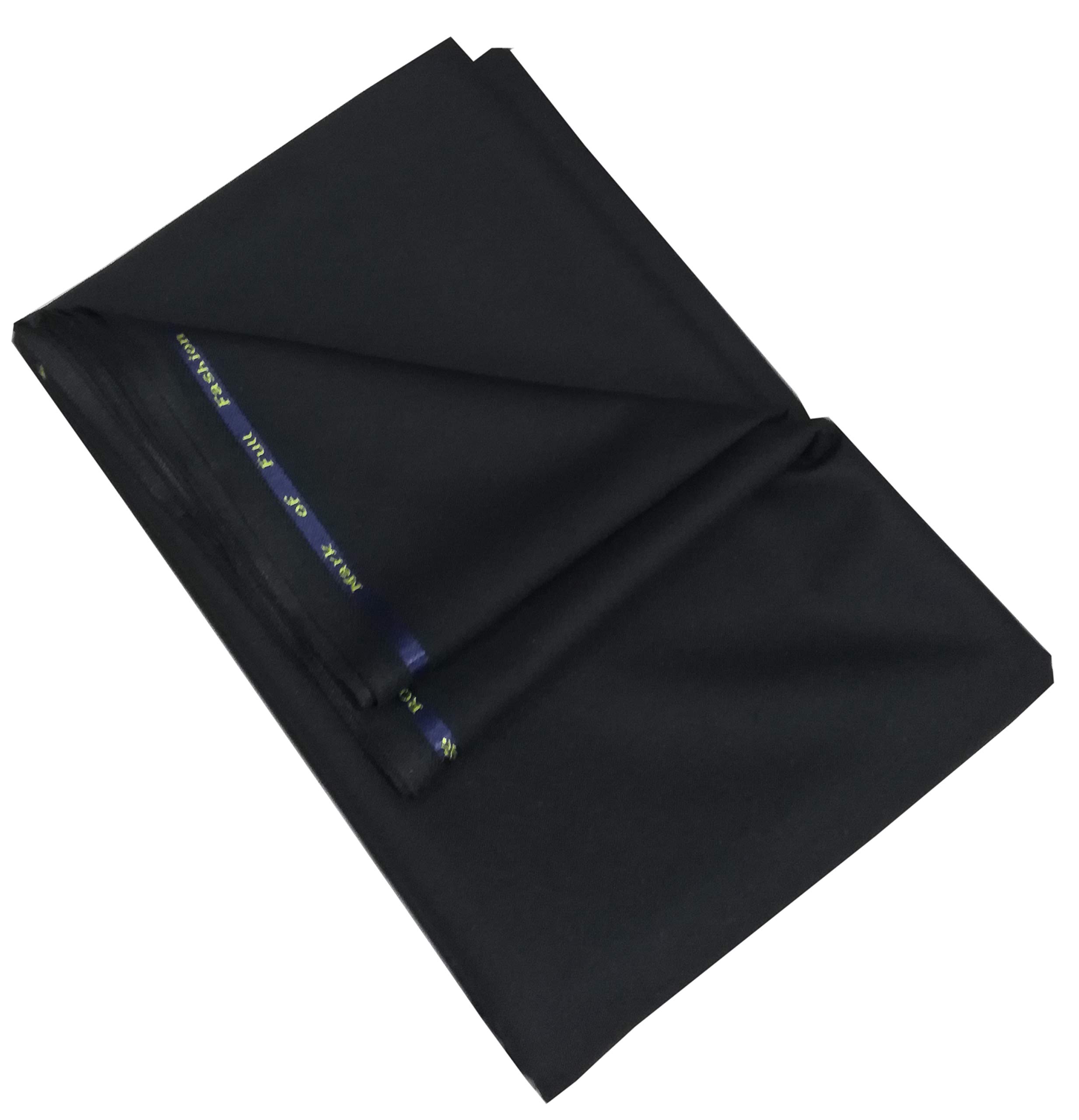 siyaram's Unisex Unstiched Matty Fabric Suit Length/Coat Pant (Color-Black;Size-3 Metres)-picture-1