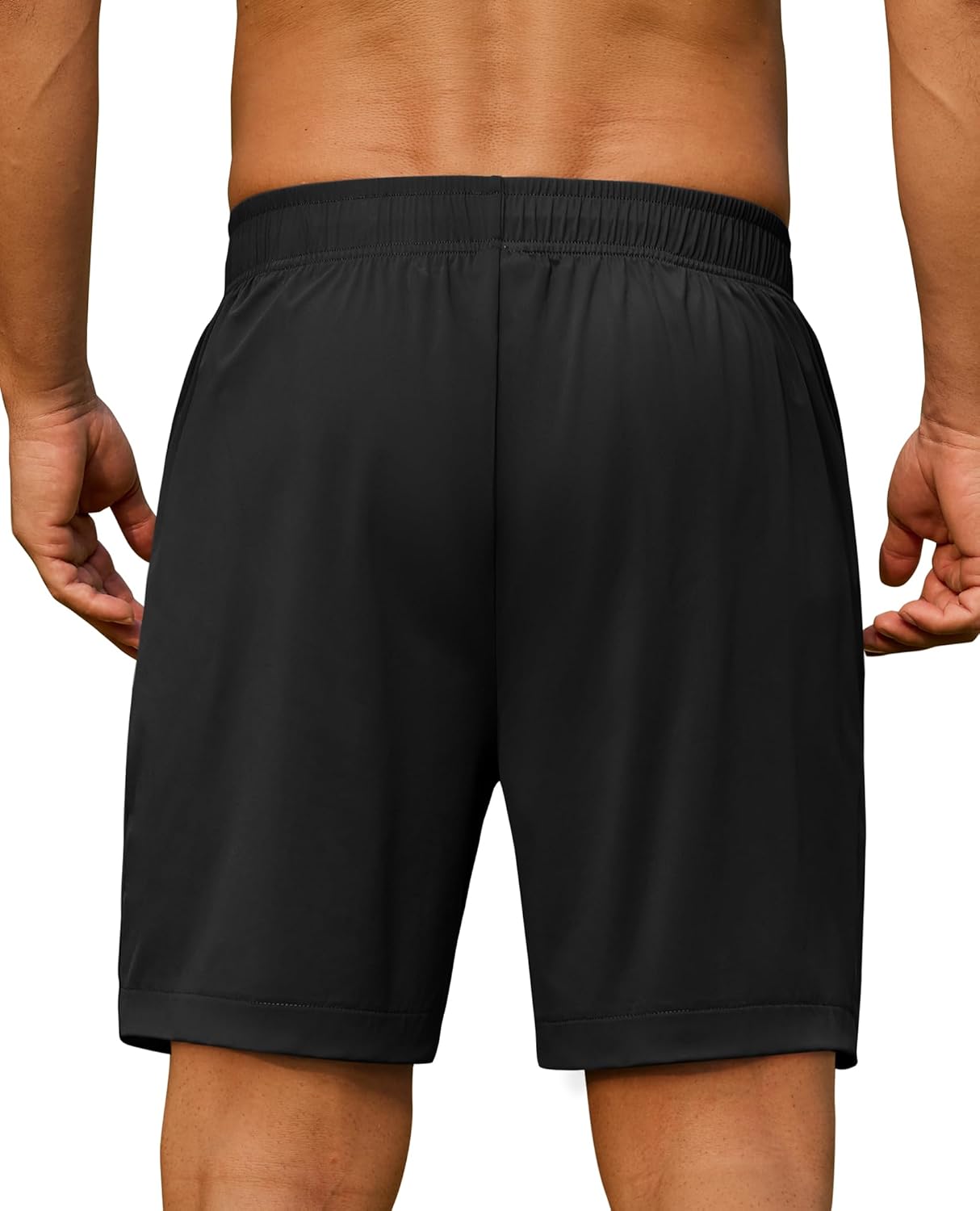 Men's Running Athletic Shorts with Zipper Pockets 7 inch Quick Dry Lightweight Gym Workout Basketball Casual Tennis