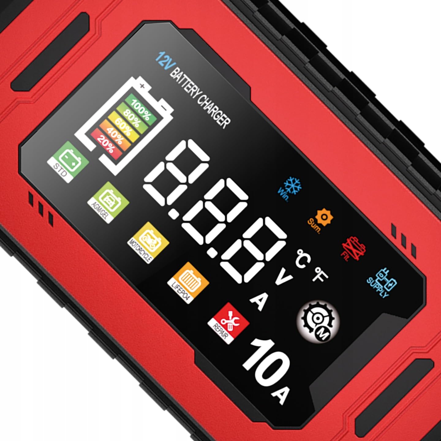 Caricabatterie per batterie AGM LiFePO4 10 A, funzionamento automatico LTC Energy