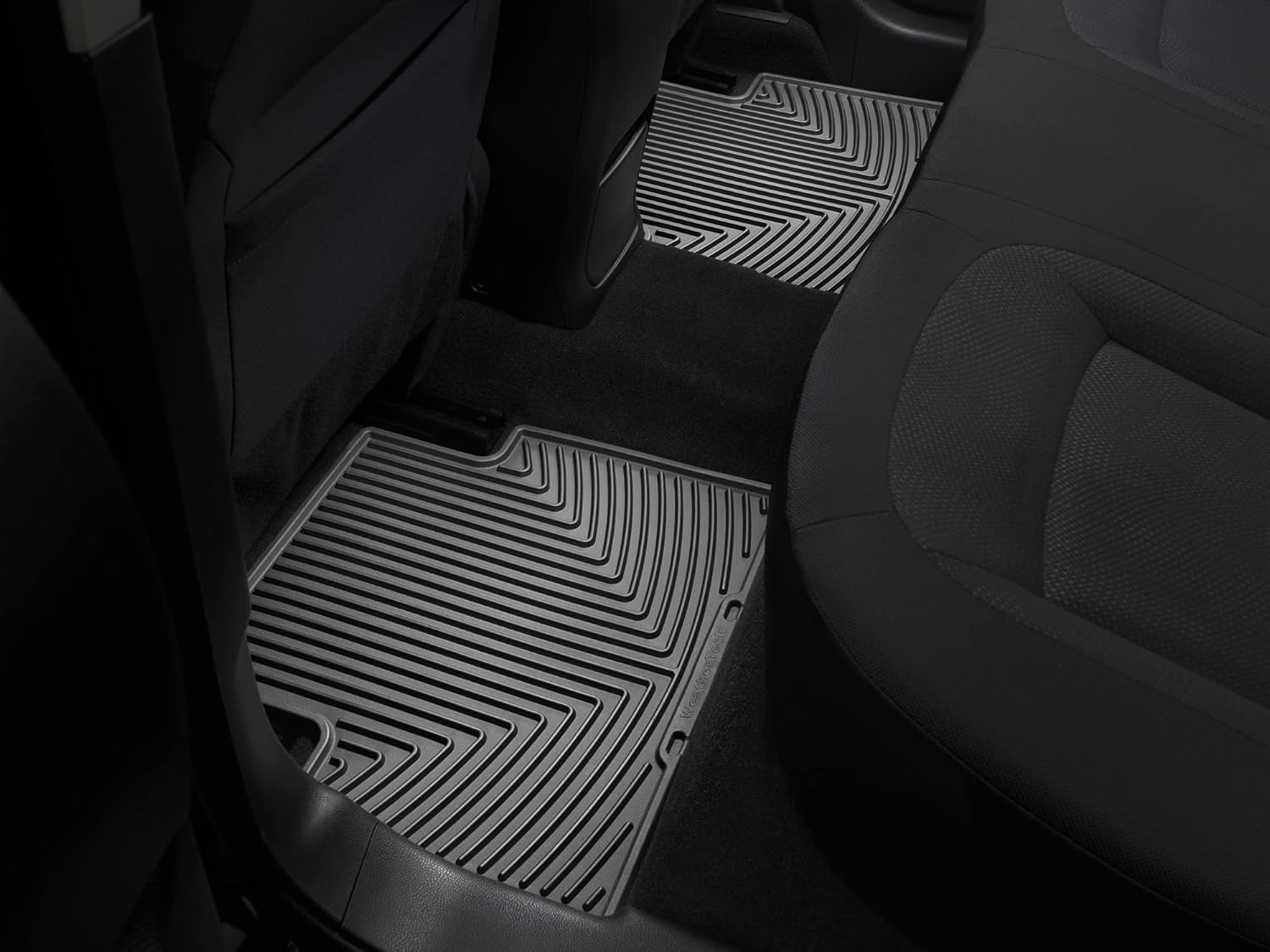 WeatherTech All-Weather Floor Mats for Nissan Rogue 1st & 2nd Row (W575-W576), Black