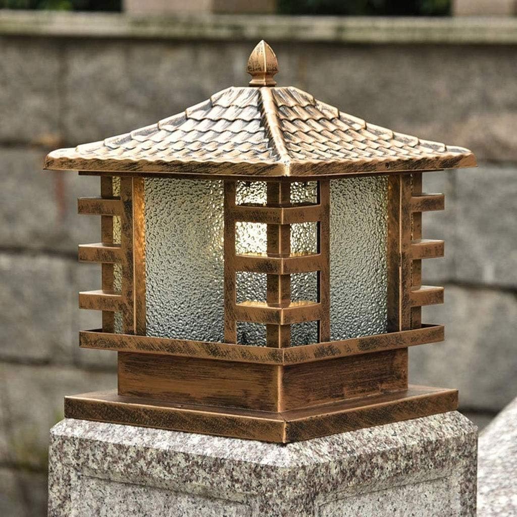 Wall Lamps,Waterproof Garden Landscape Lights， Villa Door Lamp Aluminum Stigma Floor Lamp Street Lantern Table Light