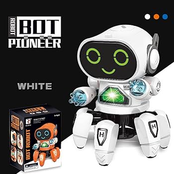 Amazon.co.jp: インテリジェント電気ダンスロボット、6顎