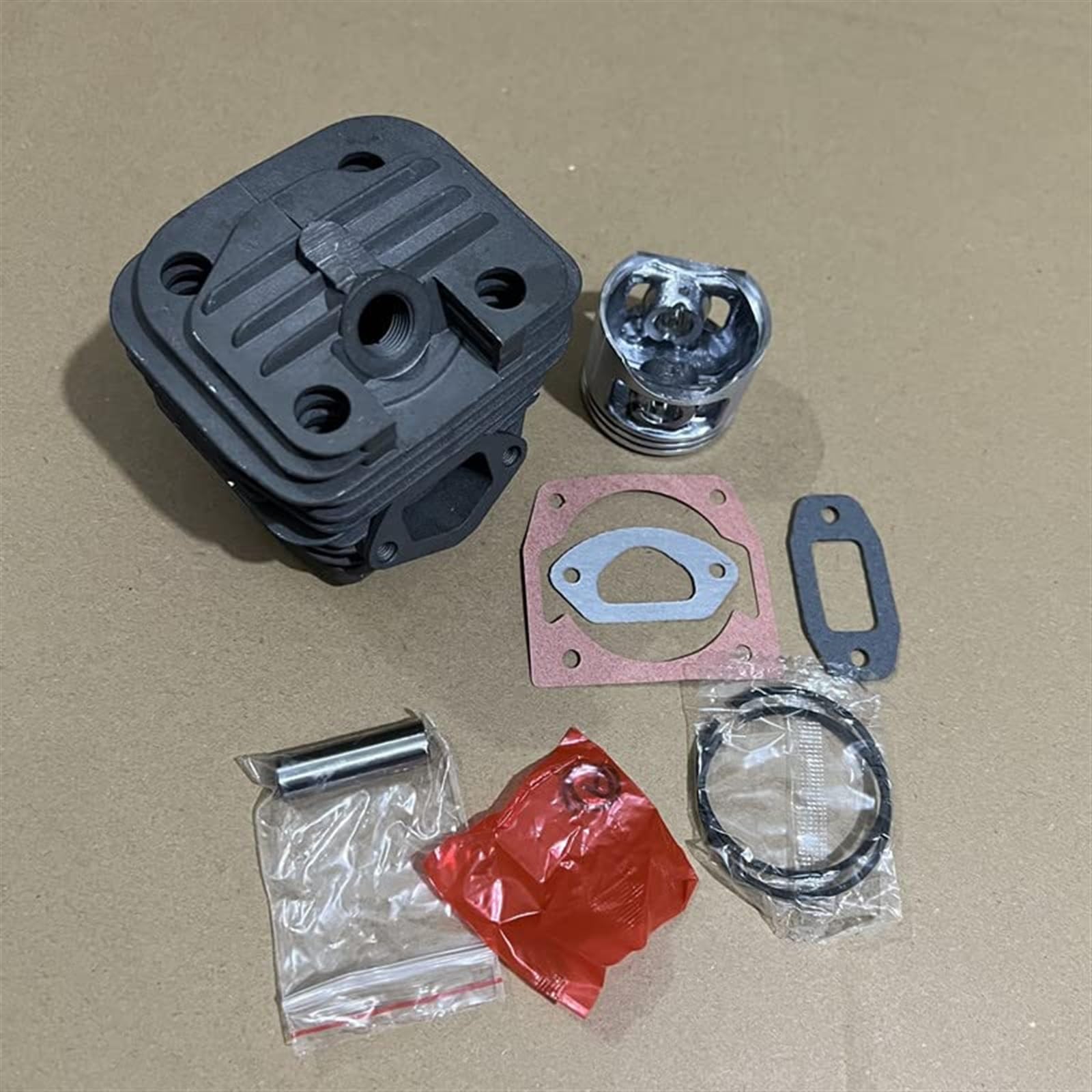 1 zestaw zestaw uszczelek pierścienia tłokowego cylindra 46mm, do części do pił łańcuchowych ZOMAX, ZM4600 4600 58cc Zestaw podkładek łożysk igiełkowych