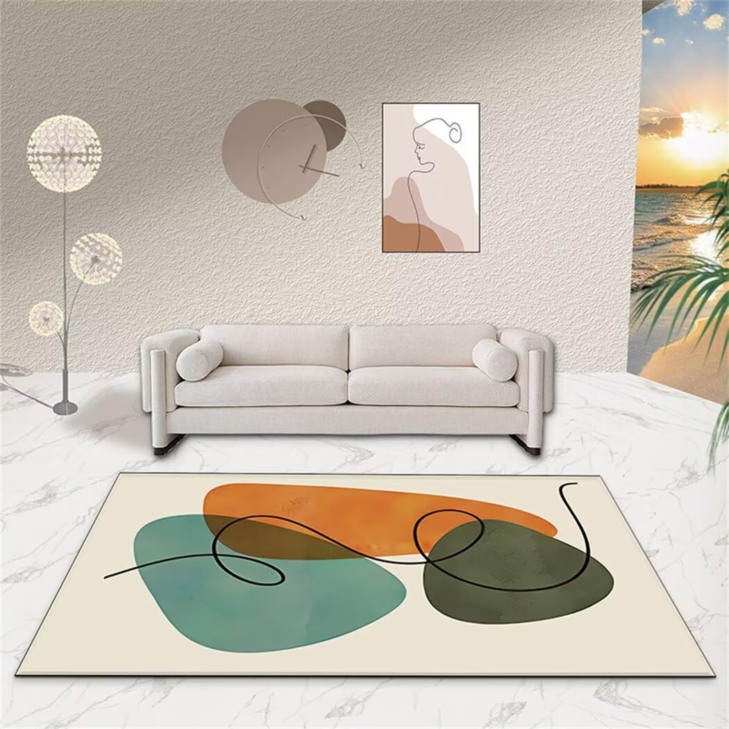 Tapis chambre bebe fille orange pour créer un coin de jeu doux au salon