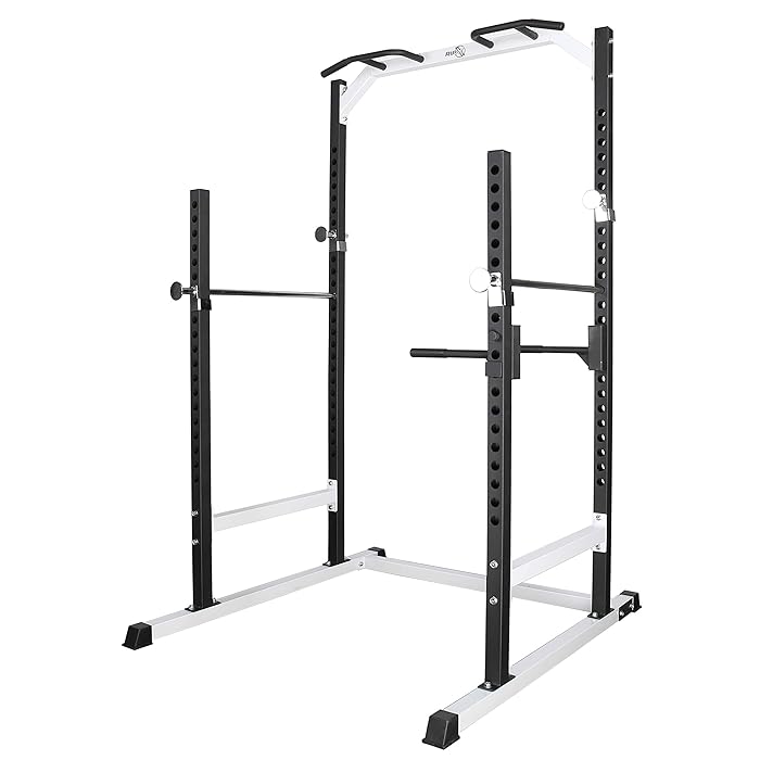 Buy RIP X Heavy Duty Half Power Cage Weight Lifting Squat Rack & Dip