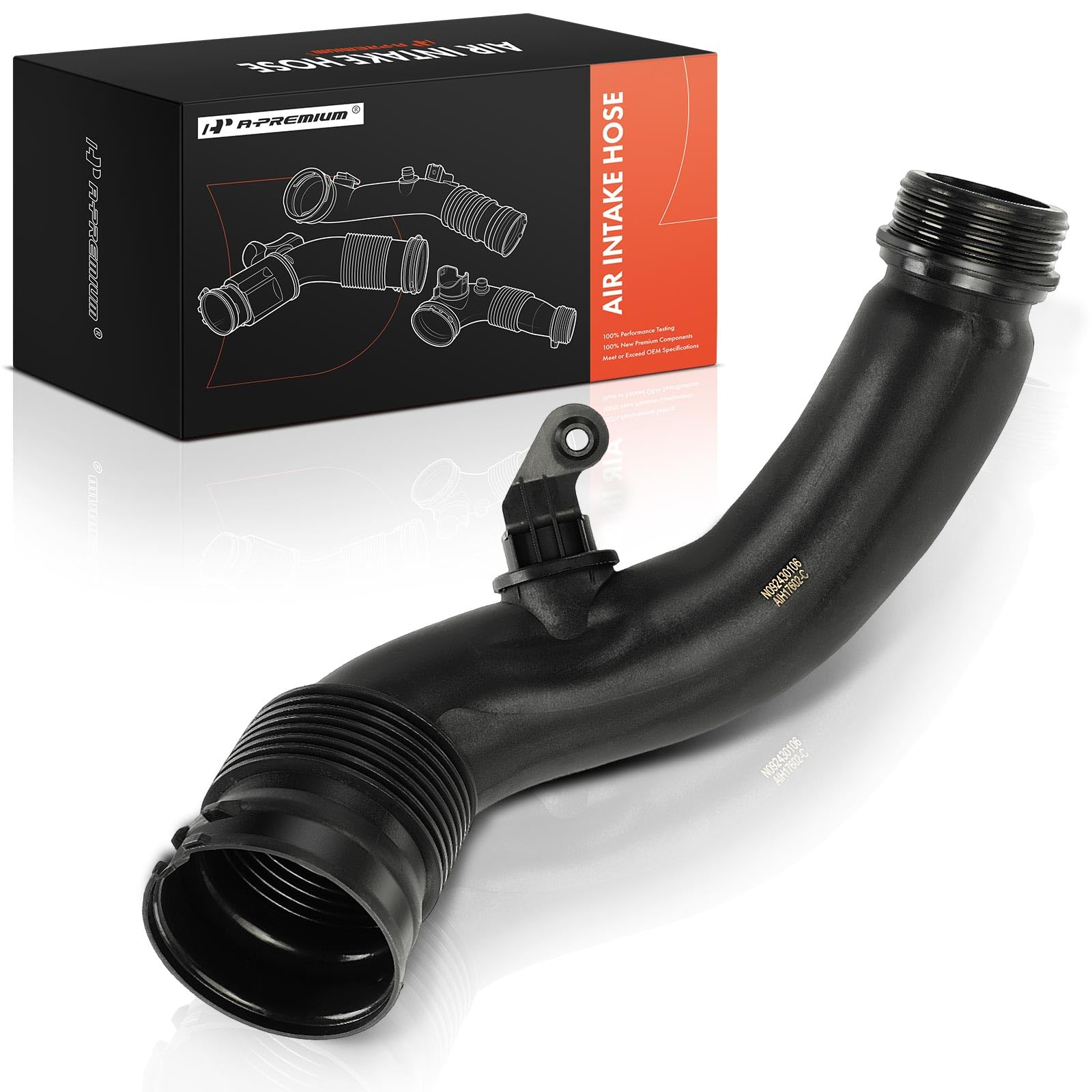 3.0L BMW Intake Hose A-Premium Air Intake Tube Hose For BMW 335i, 328i GT, 435i, ActiveHybrid 3 (2012-2016, 3.0L Engine) 13717602651 Compatible Air Hose - View #12