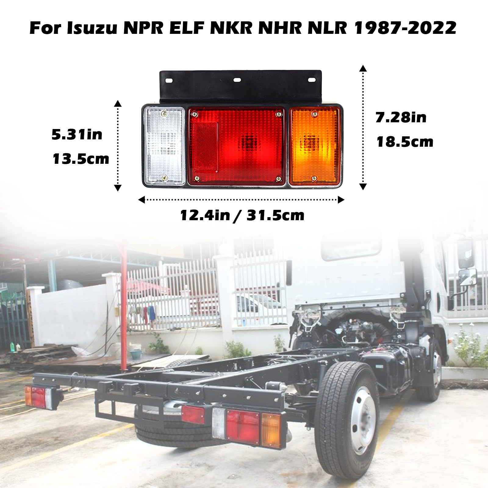 isuzu box truck brake booster light MACIMAI Rear Tail Lamp for NPR ELF NKR NHR NLR 1987-2022 Left and Right Side : Automotive What causes no vacuum to