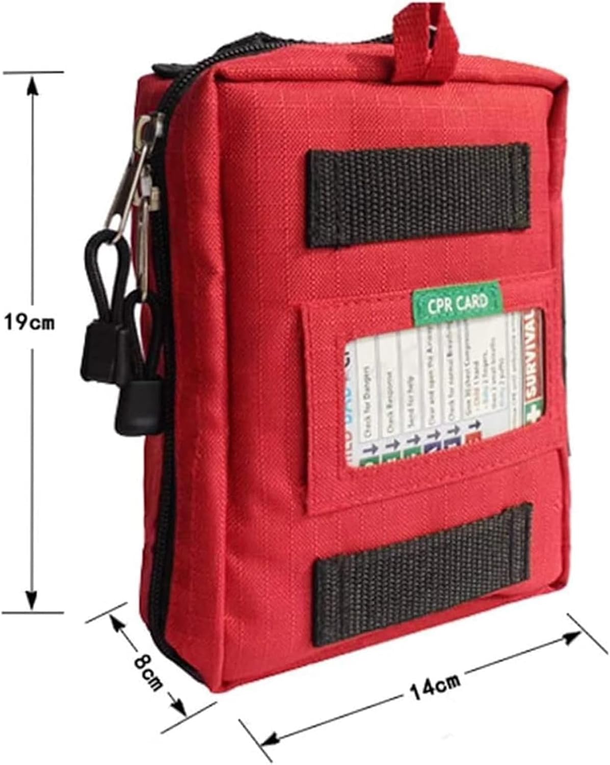 Portable First Aid Kit, Emergency Survival Kit, Oxford Cloth Home Medical Storage Bag, Suitable for Car, Hiking, Camping, Travel