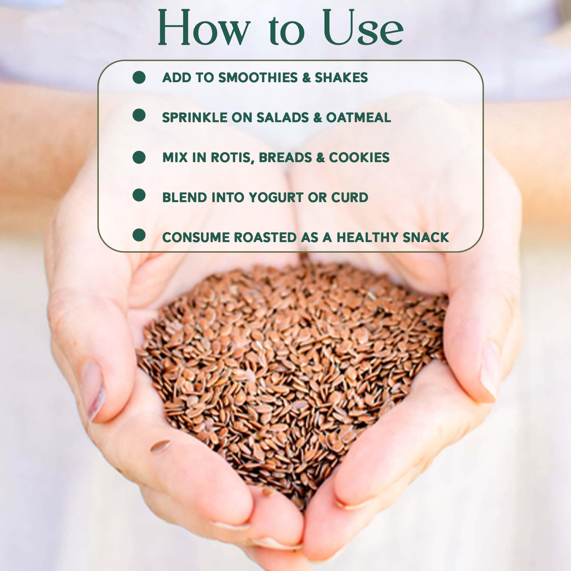 Shine Organic Raw Flax Seeds 1Kg Natural Alsi Seeds for Eating Rich in Plant Protein Iron and Dietary Fibre Healthy Superfood for Smoothies Baking Salads and Daily Meals 3