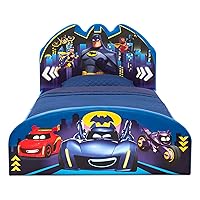 Vista 61 de Delta Children Jeep - Cama individual tapizada, color azul