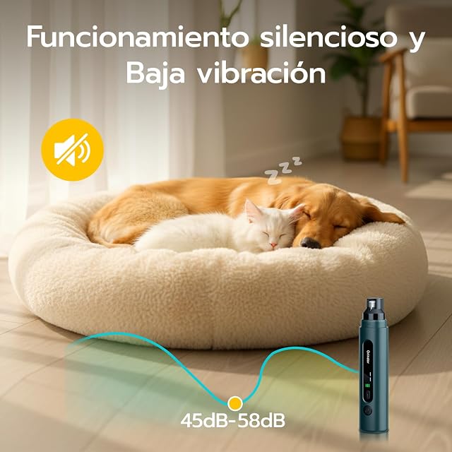 Foto 4 de 8 de Mcbazel Lima De Uñas Eléctrica para Perros,Silenciosa Lima Eléctrica para Uñas de Mascotas con luz led…