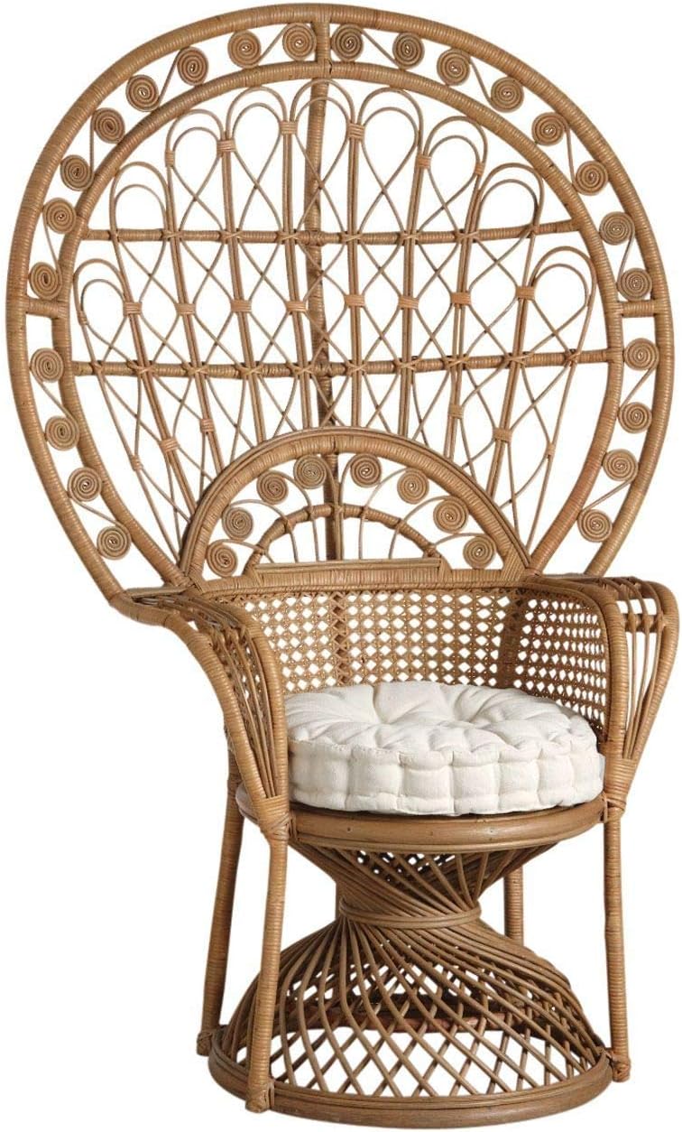 Aubry Gaspard MFA 2490 °C Rattan Chair Emmanuelle
