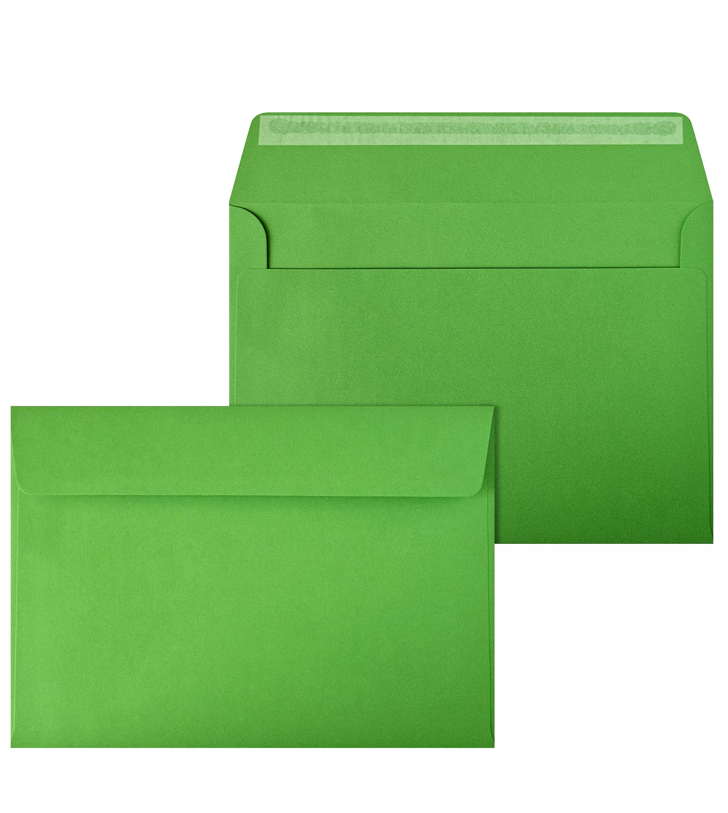 Netuno 50 Large Green envelopes C5 162 x 229 mm 6.4 x 9 in 120gsm Coloured Invitation Envelope Elegant envelopes for A5 Letters Wedding Invitations Greeting Cards documents Postcards