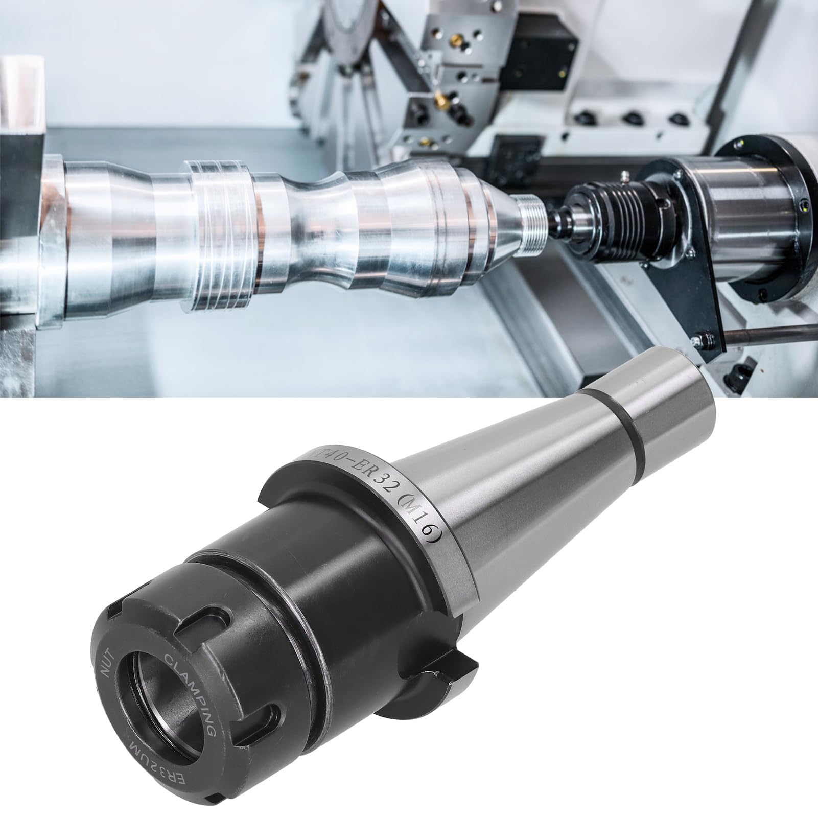 Portabrocas NT40 ER32, Portaherramientas CNC DE Alta Precisión para Máquina Perforadora DE Torno DE Fresado [MATERIALES DE CALIDAD SUPERIOR]