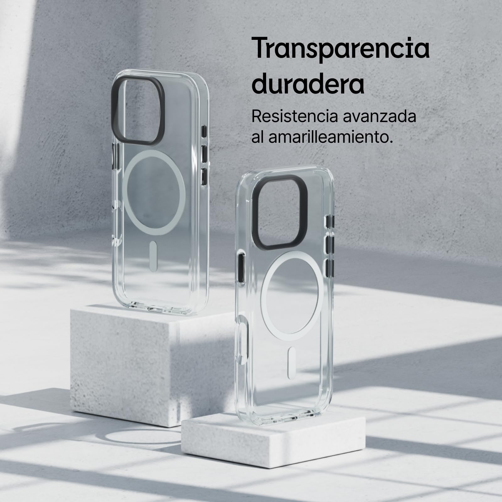 RHINOSHIELD Funda Clear Apta para MagSafe e iPhone 16 Pro | Fuerza magnética superior, tecnología antiamarilleamiento, alta claridad, resistente a golpes y grado militar.