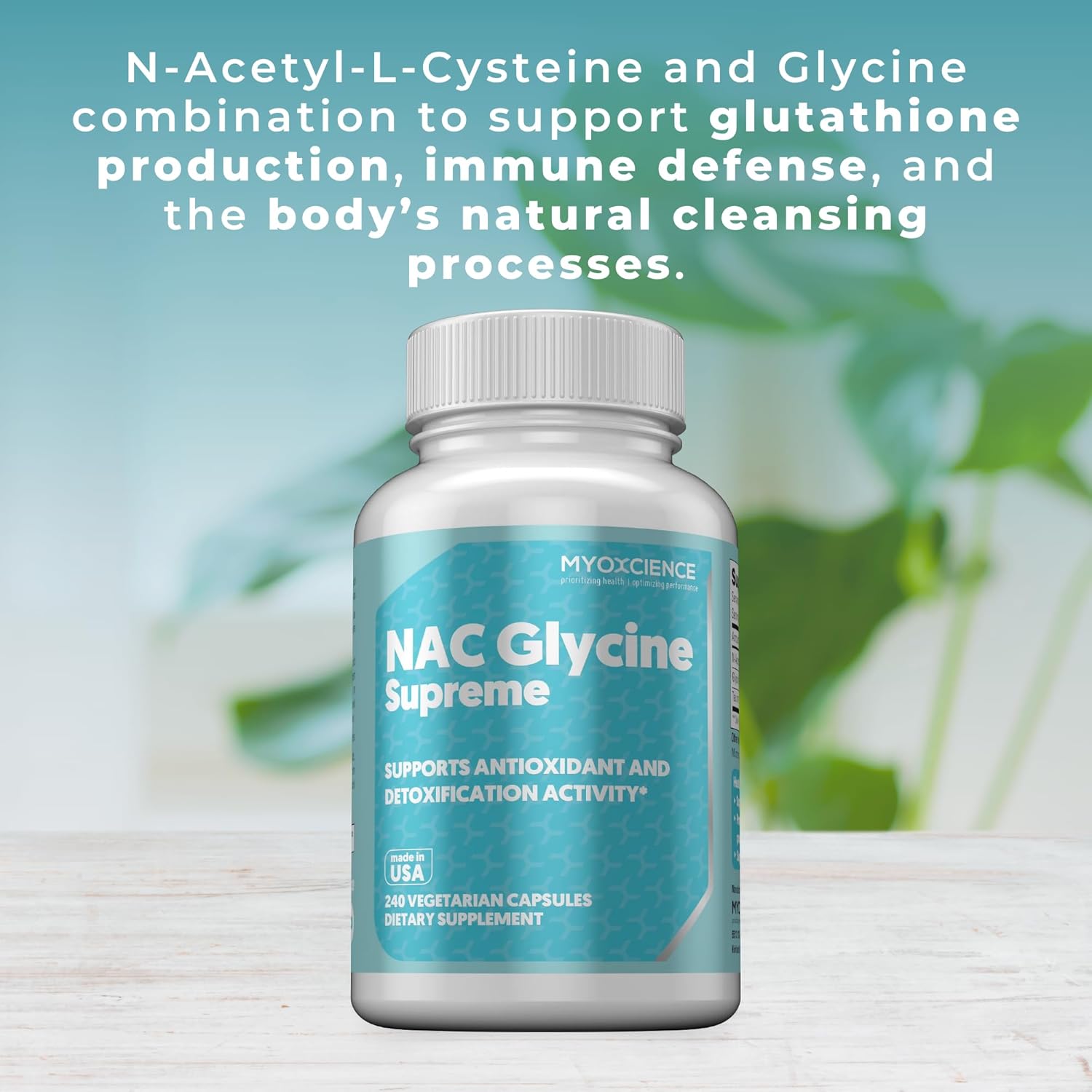 MYOXCIENCE NAC Supreme Capsules | 1.6 G N-Acetyl-L-Cysteine per Serving | 40 Servings - Image 3