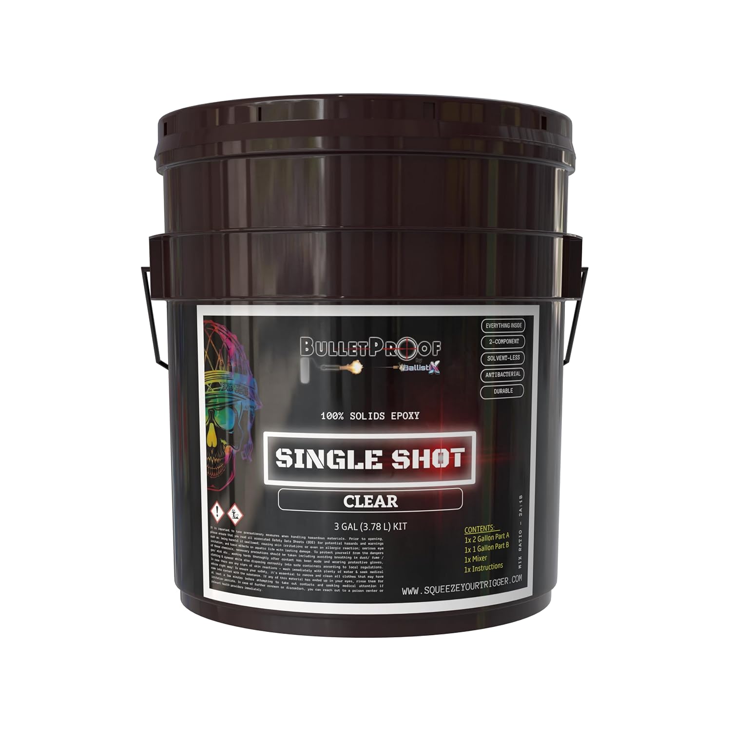 BP Resins: Single Shot epoxy resin kit (3 gal)