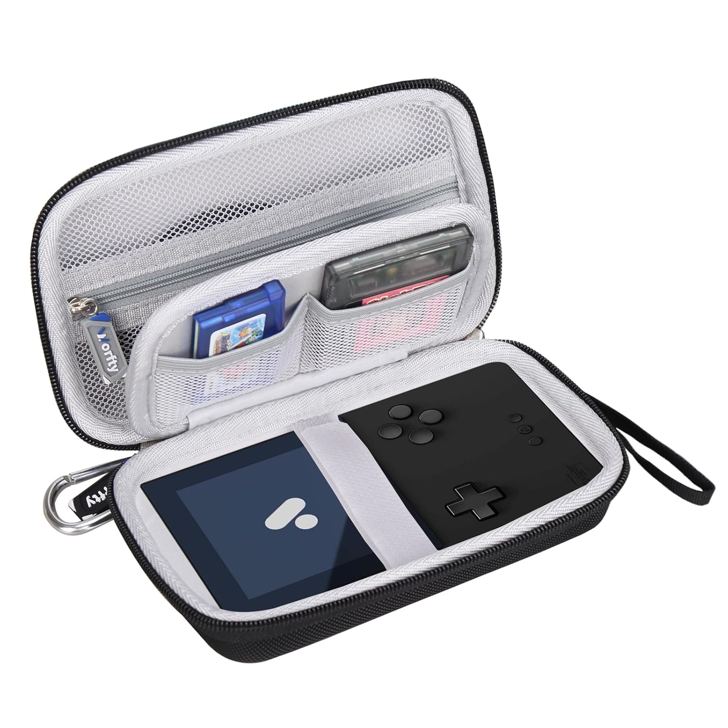 Case for Analogue Pocket Handheld Game Console, Game Player Storage Bag Compatible with Analog Pocket(Case Only) (Black)