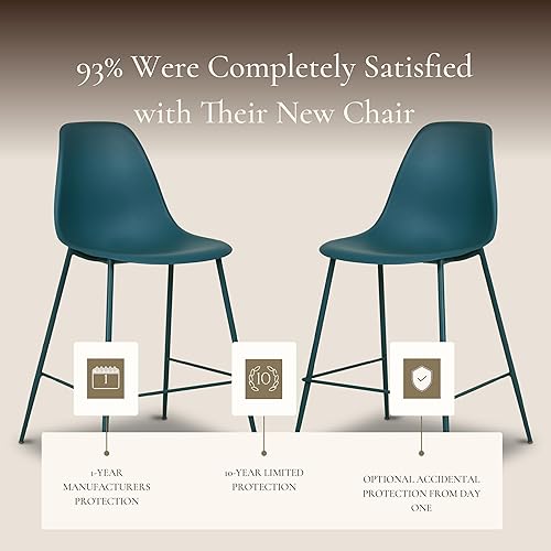 Miniatura 58 de POLY & BARK Isla - Juego de 3 taburetes de bar para cocina, taburetes de bar de altura de mostrador, taburetes de bar para interiores y exteriores,