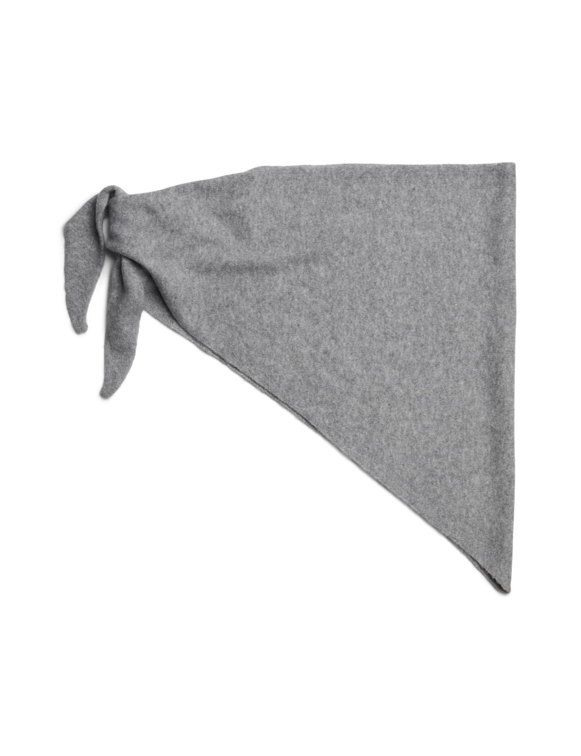 PIECES Pcfortuna Triangle Scarf BC, Medium Grey Melange, One Size