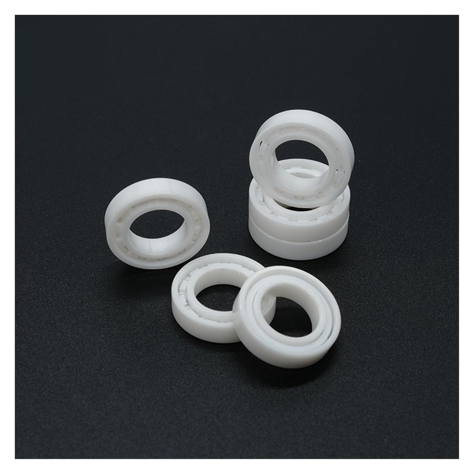Industrial Shaft Bearings, 1Pcs 6801 ABEC-9 Full Ceramic Bearing 12x21x5 Mm Zirconia ZrO2 Ball Lucky