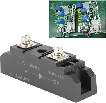 Bridge Rectifier, 100A 1600V 2 Terminals Diode Rectifier Power Module Replacement 2 Terminal Rectifier Module Bridge Replacement
