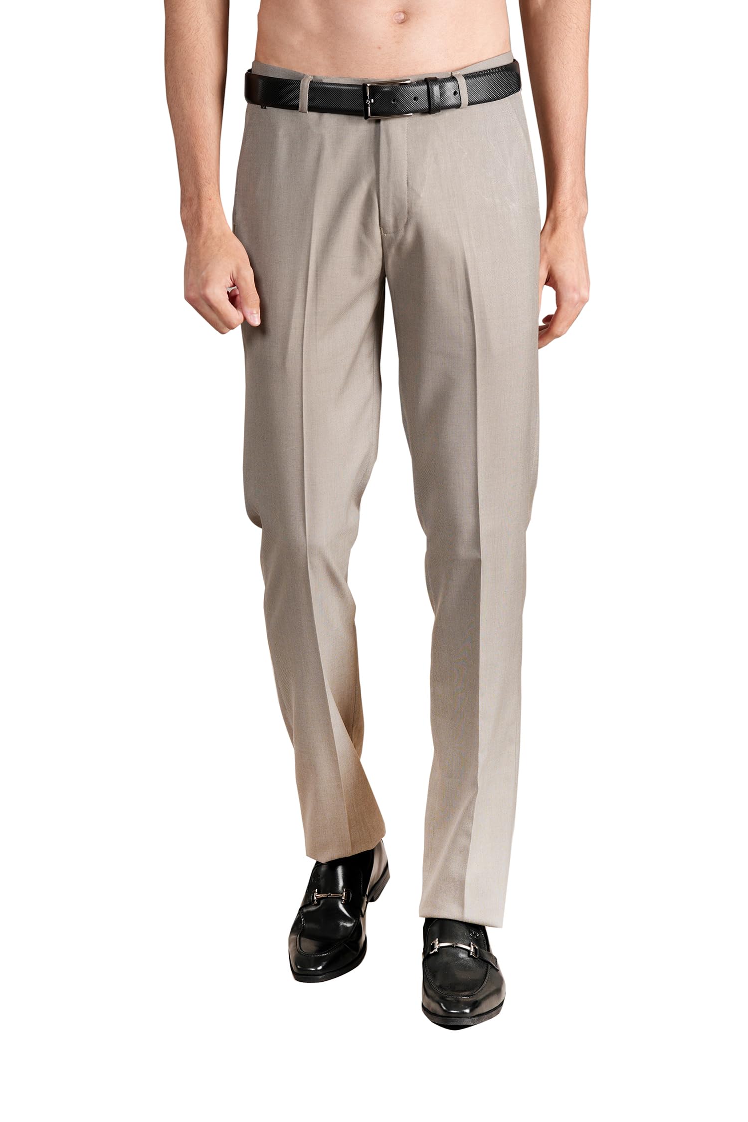 cantabil Men Self Design Non Pleated Regular Fit Mid Rise Formal Trousers for Men | Formal Pants for Men | Formal Wear Regular Fit Trousers for Men (P_MTRF00222)-picture-56