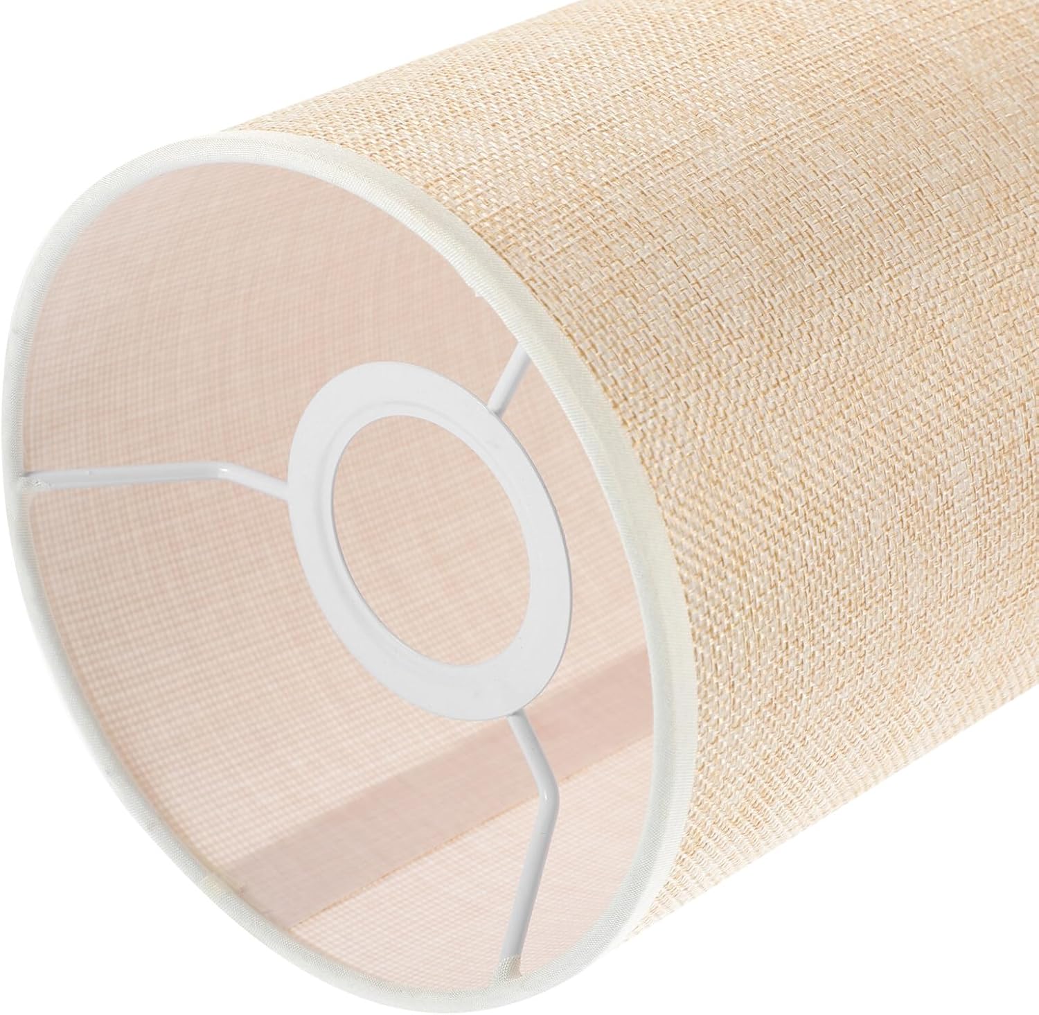 ARTIBETTER Replacement Drum Cylinder Lamp Shade Cover for Floor Lamps Table Lamps E27 Base Linen Fabric Light Accessory 11.02 X 5.51 X 5.51 Inches