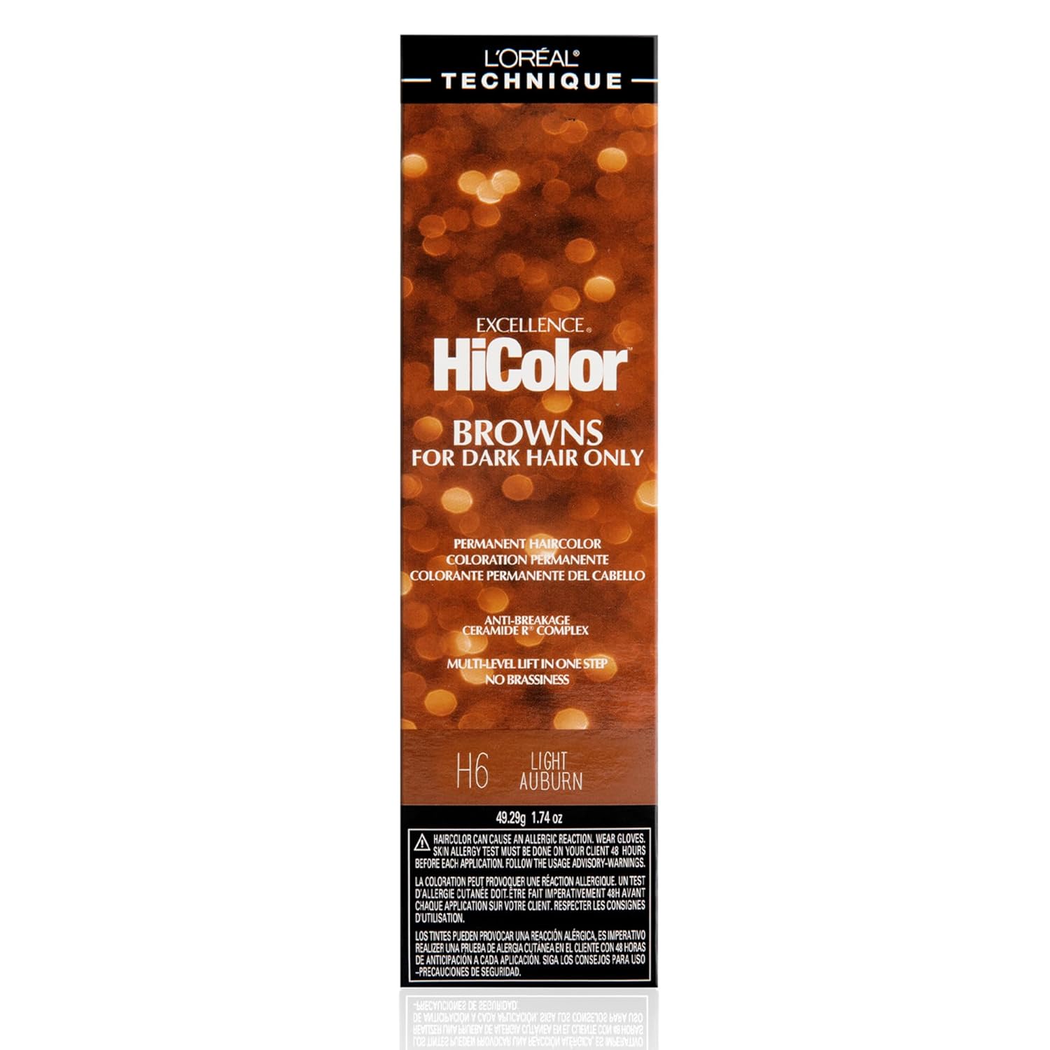 L’Oréal Technique HiColor Browns & Blondes Permanent Hair Color – Lifts Dark Hair in One Step Leaving No Brassiness, Rich and Smooth Creme Formula, Intense & Long-Lasting L’Oréal Technique HiColor Browns & Blondes Permanent Hair Color – Lifts Dark Hair in One Step Leaving No Brassiness, Rich and Smooth Creme Formula, Intense & Long-Lasting