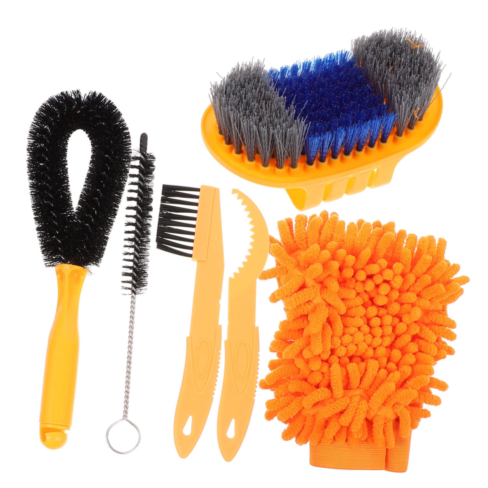 Toddmomy Ergonomic Handle Bike Cleaning Brush Chain Washer Set Bike Chain Cassette